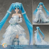 Оригинальная аниме фигурка Character Vocal Series 01 Hatsune Miku Wedding Dress Ver. 1/7 Complete Figure