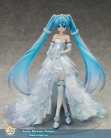 Оригинальная аниме фигурка Character Vocal Series 01 Hatsune Miku Wedding Dress Ver. 1/7 Complete Figure