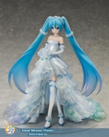 Оригинальная аниме фигурка Character Vocal Series 01 Hatsune Miku Wedding Dress Ver. 1/7 Complete Figure