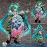 Оригинальная аниме фигурка Character Vocal Series 01 Hatsune Miku Chou Kabuki Kuruwakotoba Awasekagami Ver. 1/7 Complete Figure
