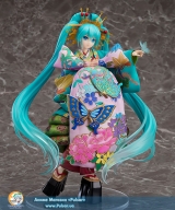 Оригинальная аниме фигурка Character Vocal Series 01 Hatsune Miku Chou Kabuki Kuruwakotoba Awasekagami Ver. 1/7 Complete Figure