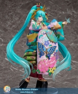 Оригинальная аниме фигурка Character Vocal Series 01 Hatsune Miku Chou Kabuki Kuruwakotoba Awasekagami Ver. 1/7 Complete Figure