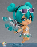 Оригинальная аниме фигурка Nendoroid Hatsune Miku GT Project Racing Miku 2013 Sepang Ver.