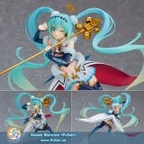 Оригинальная аниме фигурка Hatsune Miku GT Project Racing Miku 2018 Ver. 1/7 Complete Figure