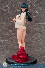 Оригинальная аниме фигурка Iya na Kao Sarenagara Opantsu Misetemoraitai Figure Miko-san Iori Izumo 1/6 Complete Figure