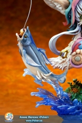 Оригинальная аниме фигурка Made in Abyss Nanachi -Gankimasu Fishing- Complete Figure