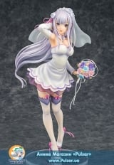 Оригинальная аниме фигурка Re:ZERO -Starting Life in Another World- Emilia Wedding Ver. 1/7 Complete Figure