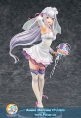 Оригинальная аниме фигурка Re:ZERO -Starting Life in Another World- Emilia Wedding Ver. 1/7 Complete Figure