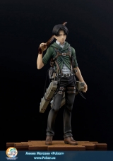 Оригинальная аниме фигурка BRAVE-ACT Attack on Titan Levi -ver.2A- 1/8 Complete Figure