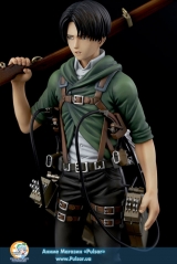 Оригинальная аниме фигурка BRAVE-ACT Attack on Titan Levi -ver.2A- 1/8 Complete Figure