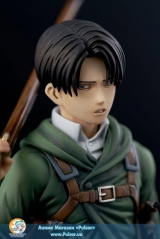 Оригинальная аниме фигурка BRAVE-ACT Attack on Titan Levi -ver.2A- 1/8 Complete Figure
