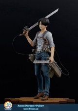 Оригинальная аниме фигурка BRAVE-ACT Attack on Titan Levi -ver.2B- 1/8 Complete Figure