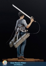 Оригинальная аниме фигурка BRAVE-ACT Attack on Titan Levi -ver.2B- 1/8 Complete Figure