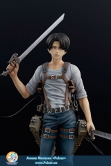 Оригинальная аниме фигурка BRAVE-ACT Attack on Titan Levi -ver.2B- 1/8 Complete Figure