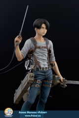 Оригинальная аниме фигурка BRAVE-ACT Attack on Titan Levi -ver.2B- 1/8 Complete Figure
