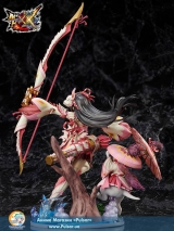 Оригинальная аниме фигурка MONSTER HUNTER XX Mitsune Series Female Gunner 1/7 Complete Figure