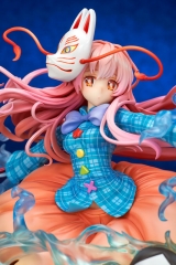 Оригинальная аниме фигурка  Touhou Project "The Expressive Poker Face" Kokoro Hatano 1/8 Complete Figure