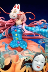 Оригинальная аниме фигурка  Touhou Project "The Expressive Poker Face" Kokoro Hatano 1/8 Complete Figure