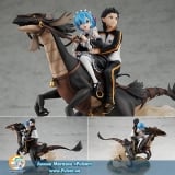 Оригінальна аніме фігурка KDcolle Re:ZERO -Starting Life in Another World- Rem & Subaru: Attack on the White Whale Ver. Complete Figure