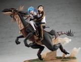 Оригинальная аниме фигурка KDcolle Re:ZERO -Starting Life in Another World- Rem & Subaru: Attack on the White Whale Ver. Complete Figure