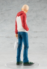 Оригинальная аниме фигурка POP UP PARADE One-Punch Man Saitama OPPAI Hoodie Ver. Complete Figure