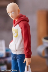 Оригинальная аниме фигурка POP UP PARADE One-Punch Man Saitama OPPAI Hoodie Ver. Complete Figure