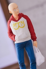 Оригинальная аниме фигурка POP UP PARADE One-Punch Man Saitama OPPAI Hoodie Ver. Complete Figure