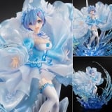 Оригинальная аниме фигурка Re:ZERO -Starting Life in Another World- Rem -Crystal Dress Ver- 1/7 Complete Figure