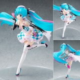 Оригінальна аніме фігурка Hatsune Miku GT Project Racing Miku 2019 Ver. Side Key Visual 1/7 Complete Figure