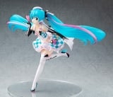 Оригинальная аниме фигурка Hatsune Miku GT Project Racing Miku 2019 Ver. Side Key Visual 1/7 Complete Figure