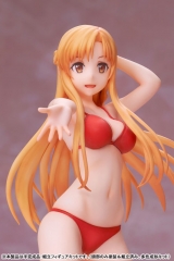Оригинальная аниме фигурка Assemble Heroines Sword Art Online Asuna [Summer Queens] 1/8 Half Complete Model Assembly Figure Kit