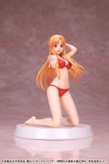 Оригинальная аниме фигурка Assemble Heroines Sword Art Online Asuna [Summer Queens] 1/8 Half Complete Model Assembly Figure Kit