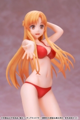 Оригинальная аниме фигурка Assemble Heroines Sword Art Online Asuna [Summer Queens] 1/8 Half Complete Model Assembly Figure Kit