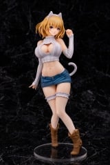Оригинальная аниме фигурка &laquo;BLACK&WHITE Cat-ish Girl Shironeko-chan illustration by Matarou 1/6 Complete Figure&raquo;