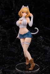 Оригинальная аниме фигурка &laquo;BLACK&WHITE Cat-ish Girl Shironeko-chan illustration by Matarou 1/6 Complete Figure&raquo;