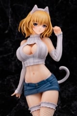 Оригинальная аниме фигурка &laquo;BLACK&WHITE Cat-ish Girl Shironeko-chan illustration by Matarou 1/6 Complete Figure&raquo;