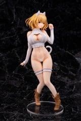 Оригинальная аниме фигурка &laquo;BLACK&WHITE Cat-ish Girl Shironeko-chan illustration by Matarou 1/6 Complete Figure&raquo;