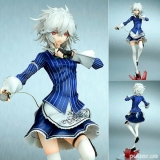 Оригинальная аниме фигурка «Touhou Project Sakuya Izayoi Koumajo Densetsu Ver. Extra Color 1/8 Complete Figure»