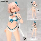 Оригінальна аніме фігурка &laquo;Assemble Heroines Fate/Grand Order Assassin/Souji Okita [Summer Queens] 1/8 Half Completed Assembly Figure&raquo;