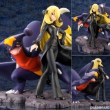 Оригинальная аниме фигурка «ARTFX J "Pokemon" Series Cynthia with Garchomp 1/8 Complete Figure»
