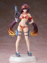 Оригинальная аниме фигурка «Assemble Heroines Fate/Grand Order Archer/Osakabehime [Summer Queens] 1/8 Half Completed Assembly Figure»