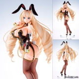 Оригінальна аніме фігурка &laquo;Unionism Quartet Silveria Bunny 1/6 Complete Figure w/B2 Wall Scroll, Silveria Casino ver. (Clothed) Takashi Amasaka&raquo;