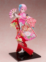 Оригинальная аниме фигурка «YOSHITOKU DOLLS x F:NEX Re:ZERO -Starting Life in Another World- Ram -Japanese Doll- 1/4 Complete Figure»