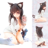Оригинальная аниме фигурка «Koyafu "Cat Girl Mia" 1/7 Complete Figure»