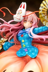 Оригинальная аниме фигурка «Touhou Project "The Expressive Poker Face" Kokoro Hatano [Light Arms Edition] 1/8 Complete Figure»