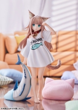 Оригинальная аниме фигурка &laquo;Uchi no Neko ga Onnanoko de Kawaii "Kinako" -Good Morning Ver.- 1/6 Complete Figure&raquo;