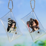 Оригинальная аниме фигурка &laquo;Anime "The Master of Diabolism" Wei Wuxian & Lan Wangji Lotus Lake Boat Ride Ver. Deformed Figure 2pc Set&raquo;
