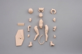 Оригинальная аниме фигурка &laquo;Evangelion Grimrock! PLUS 1/8 Scale Resin Cast Assembly Kit Rei Mold Color Light Beige&raquo;