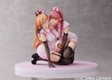 Оригинальная аниме фигурка &laquo;Chainsaw Man Power & Makima Nurse Ver. 1/7 Scale Figure se&raquo;