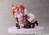 Оригинальная аниме фигурка &laquo;Chainsaw Man Power & Makima Nurse Ver. 1/7 Scale Figure se&raquo;